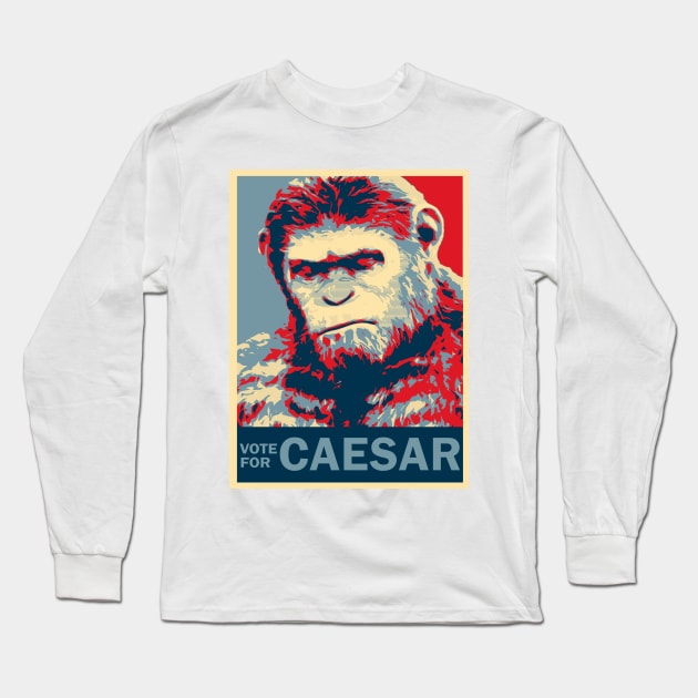 VOTE FOR CAESAR Long Sleeve T-Shirt by GalaxyTees